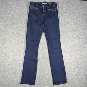 7 For All Mankind Kimmie Straight Leg Jeans Dark Wash Indigo b(air) Size 26x32